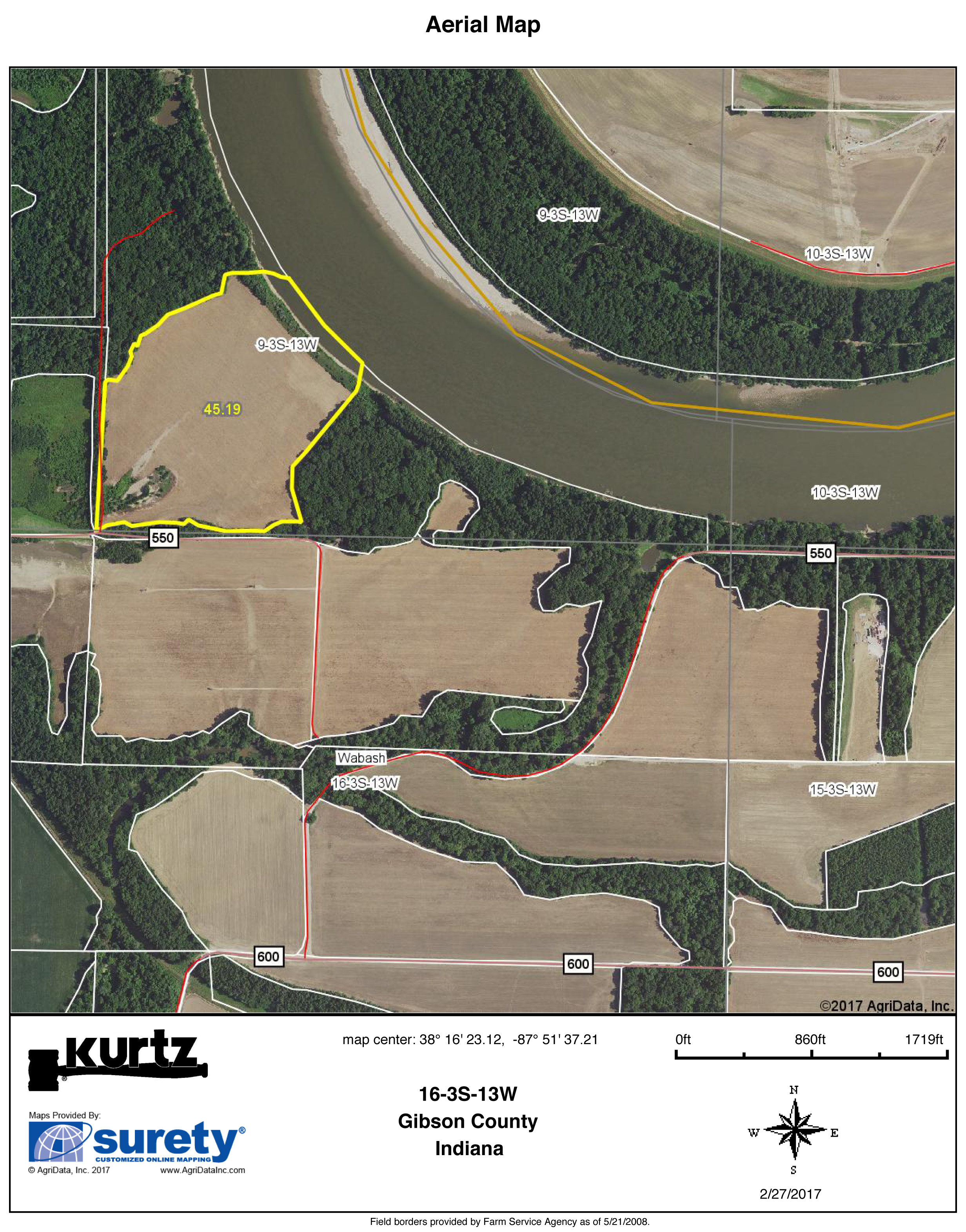 Gibson County Farmland Kurtz Auction & Realty Co.